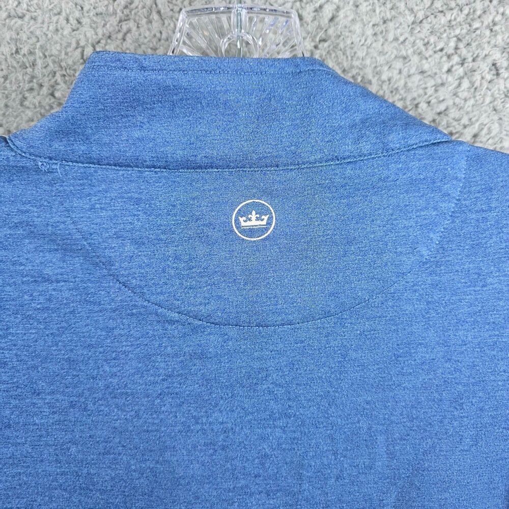 Peter Millar Performance Quarter Zip Pullover Men’s Blue Size 2XL - Picture 8 of 11